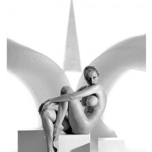 50 x 70 cm In Front of Shadow Sculpture 1 - a11351