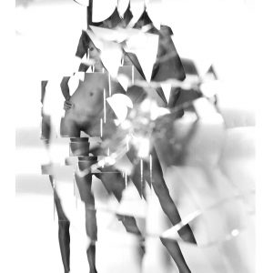 30 x 40 cm Abstract Reflection of Nude - e14834