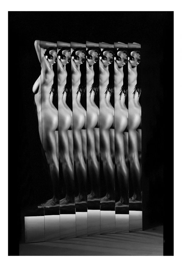 50 x 70 cm Eight Mirror Reflection Back - e14998